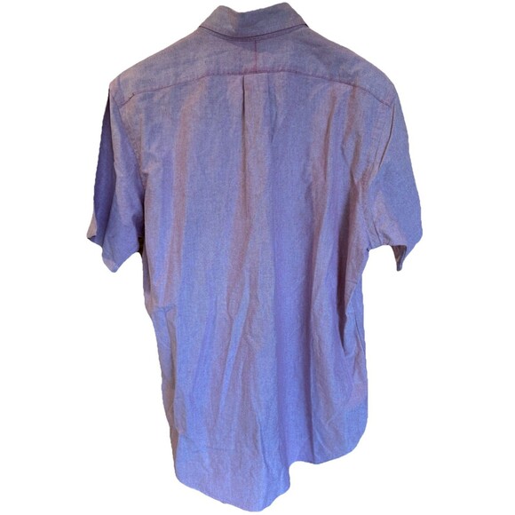 Polo Ralph Lauren Classic Fit Chambray Pink Button Down Shirt Men's L Flesh Pony - Picture 6 of 6